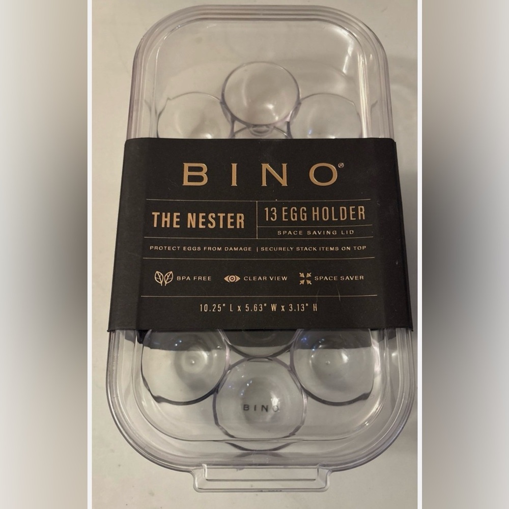 BINO The Nester 13-Egg Holder Clear Egg Storage Container